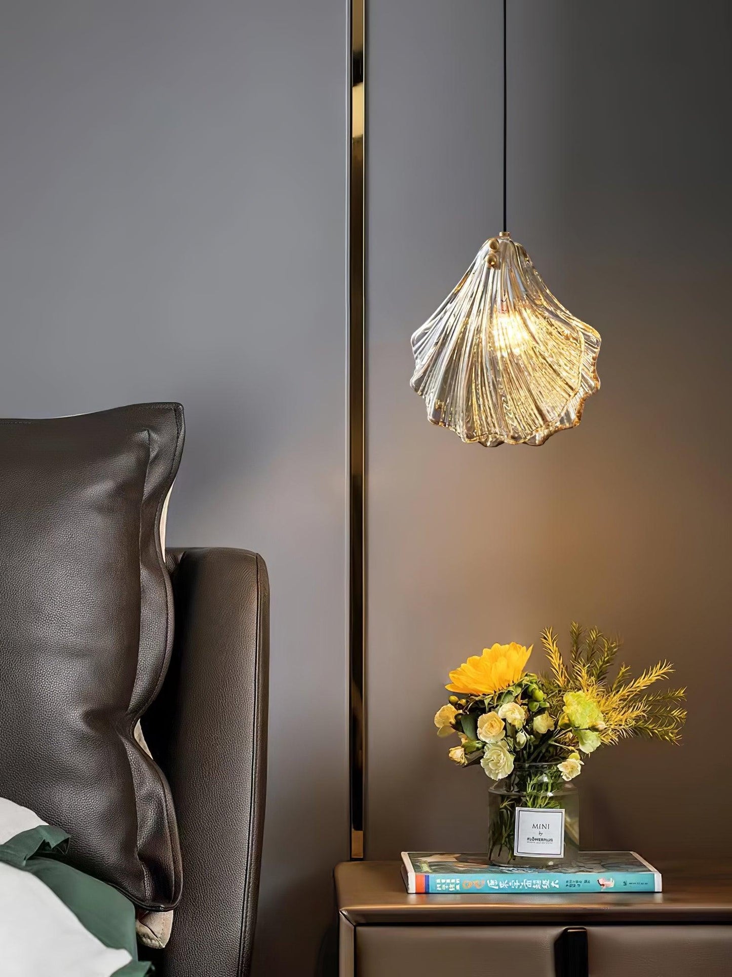 elegante shell mini hanglamp voor een stijlvolle touch