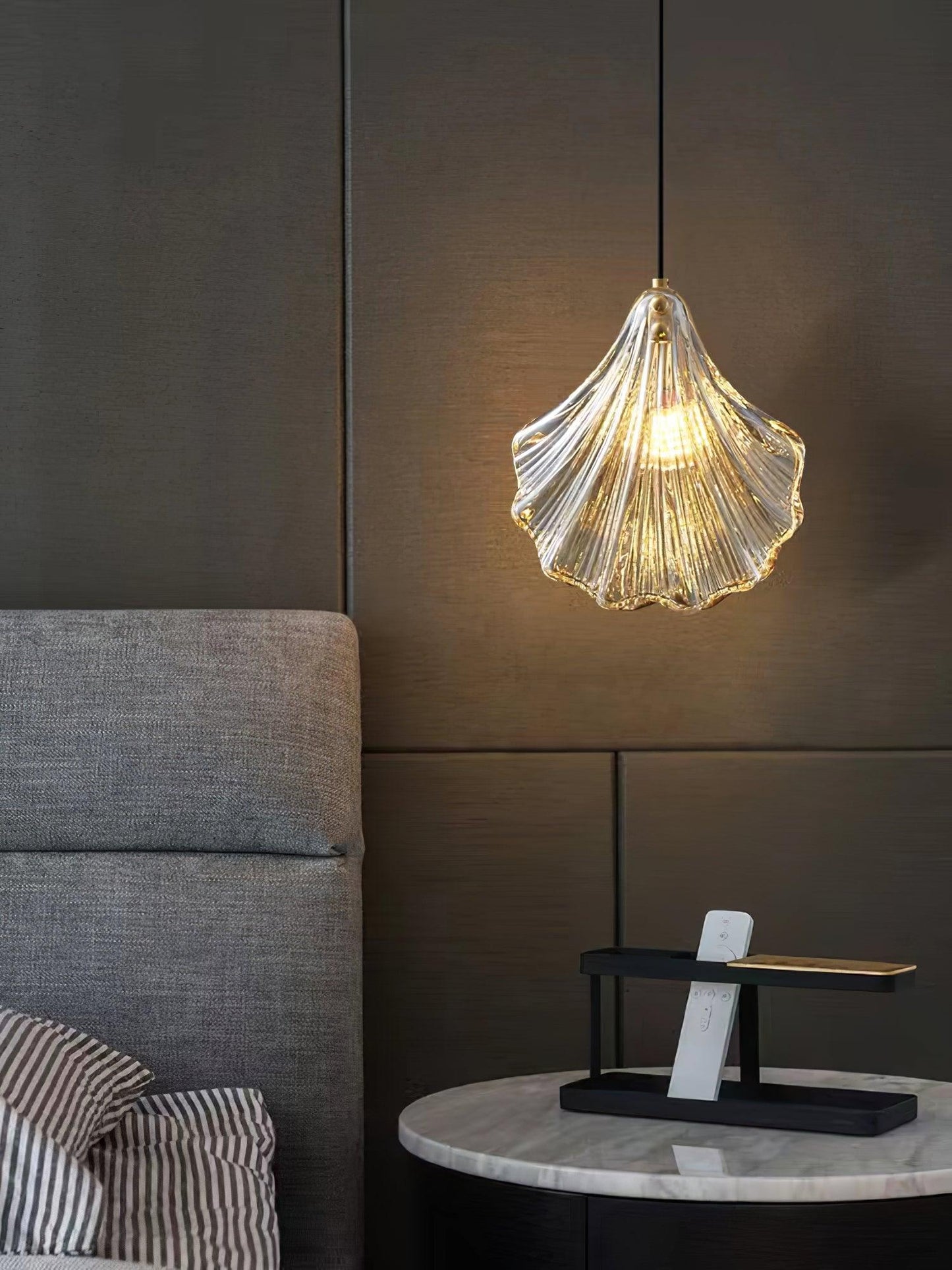 elegante shell mini hanglamp voor een stijlvolle touch