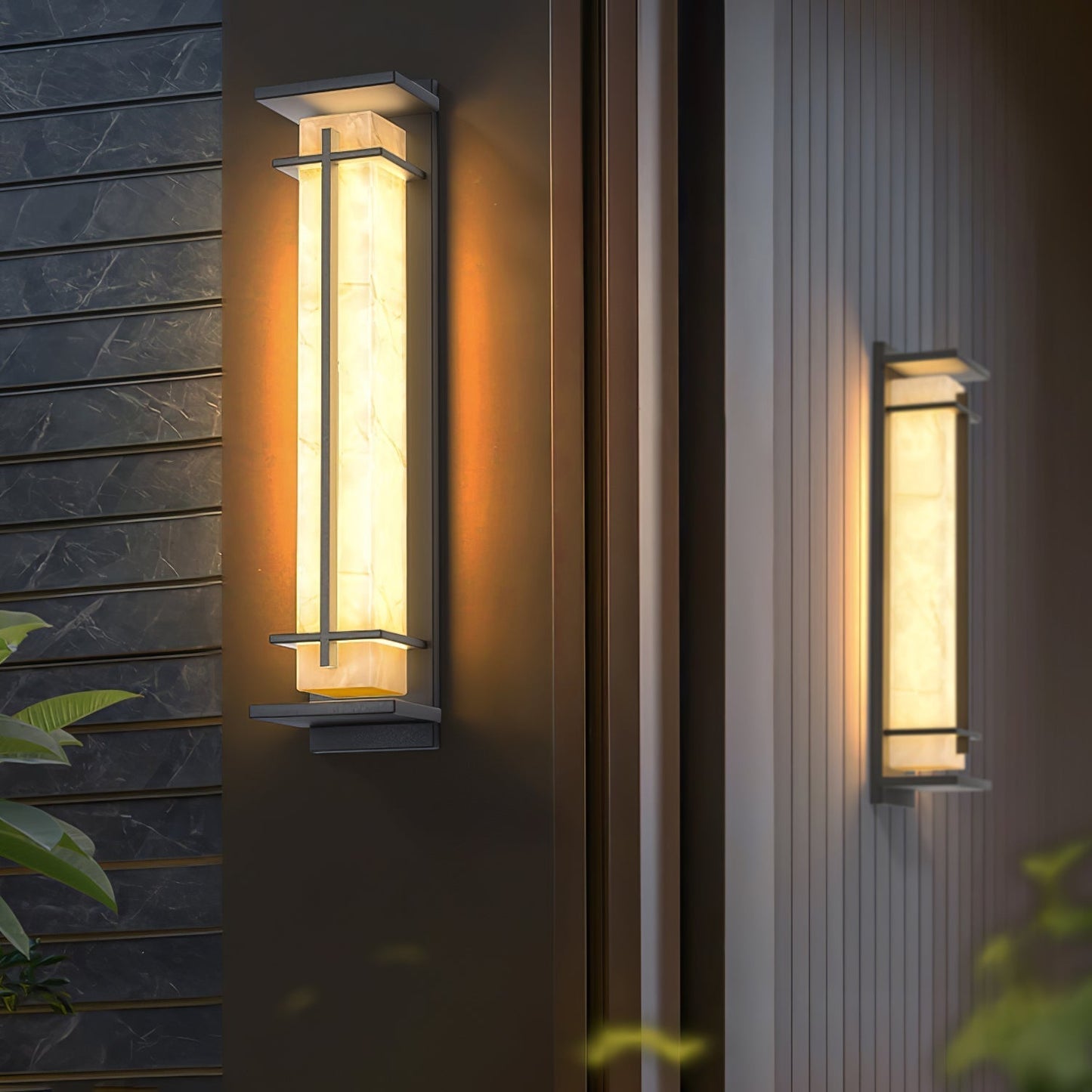 stijlvolle vierkante buiten wandlamp voor een verlichte tuin