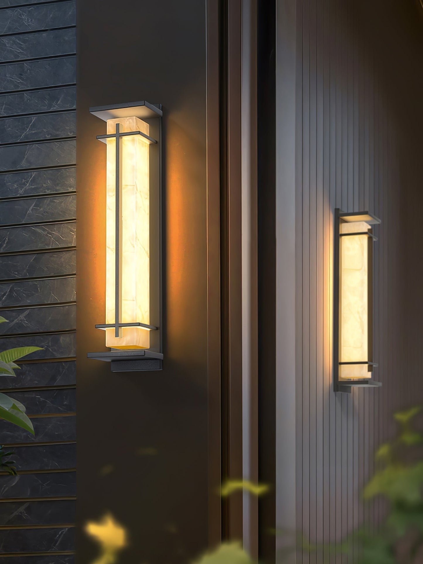 stijlvolle vierkante buiten wandlamp voor een verlichte tuin