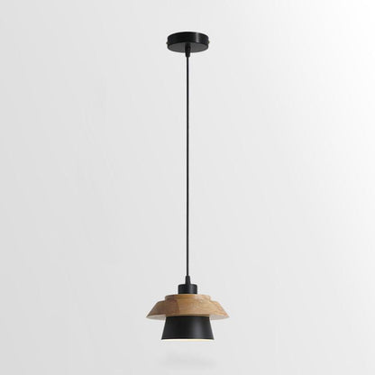 Moderne Hanglamp van steen en hout