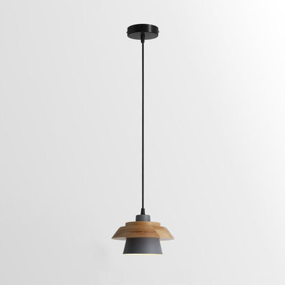 Moderne Hanglamp van steen en hout