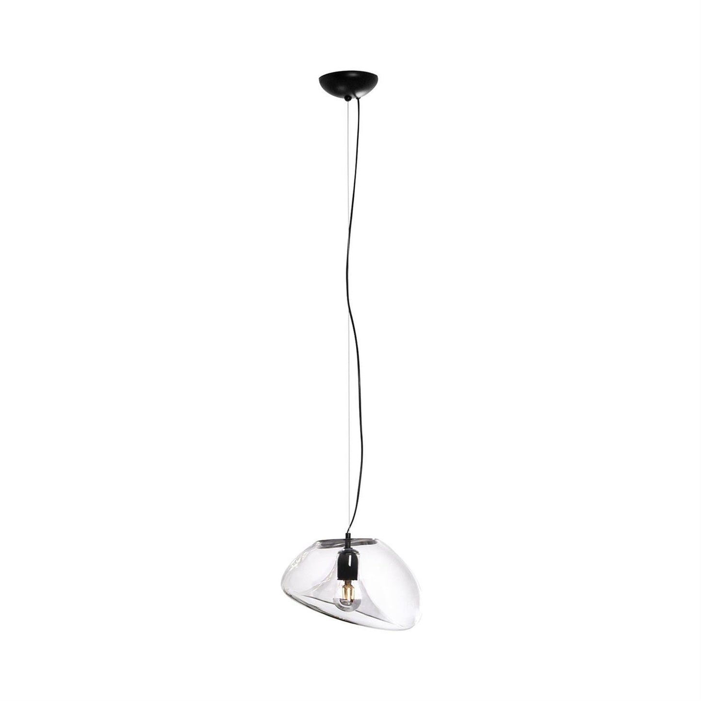 elegante hanglamp in de vorm van een waterdruppel