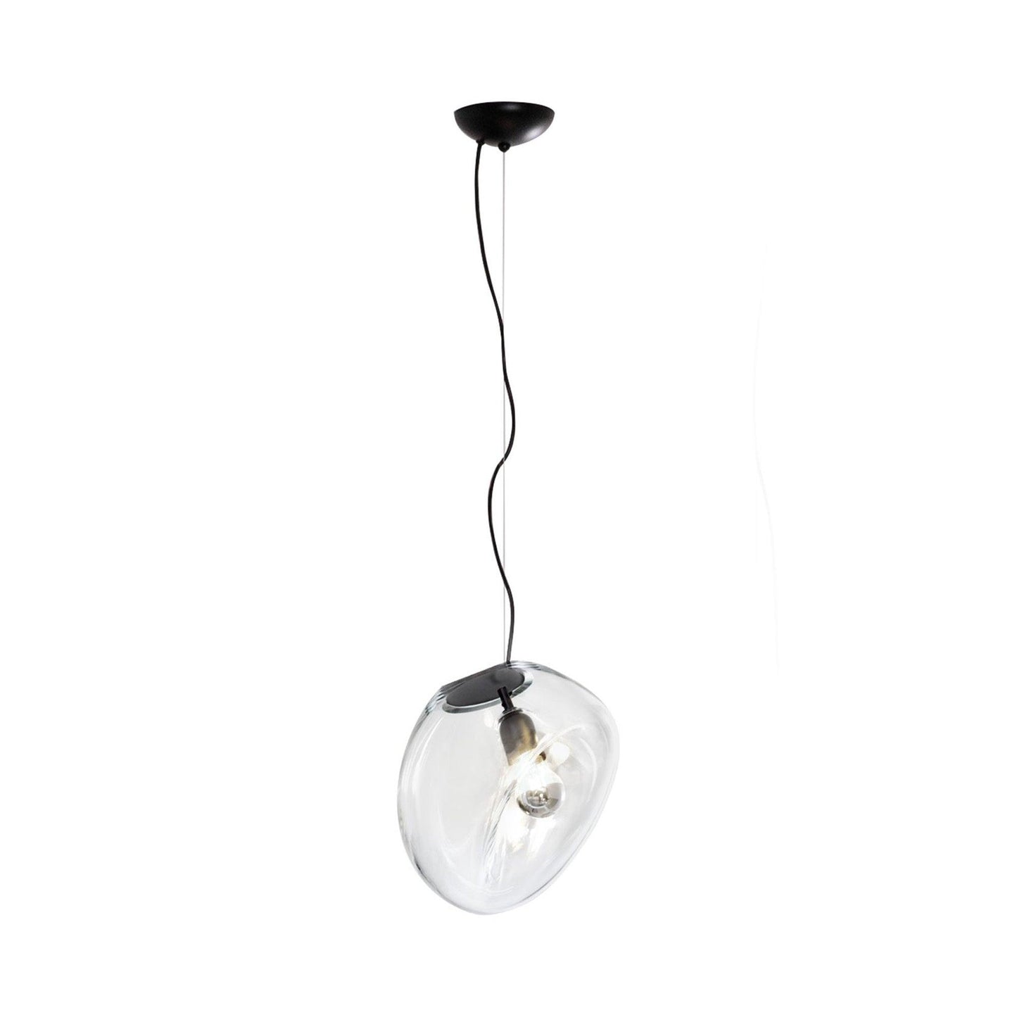 elegante hanglamp in de vorm van een waterdruppel