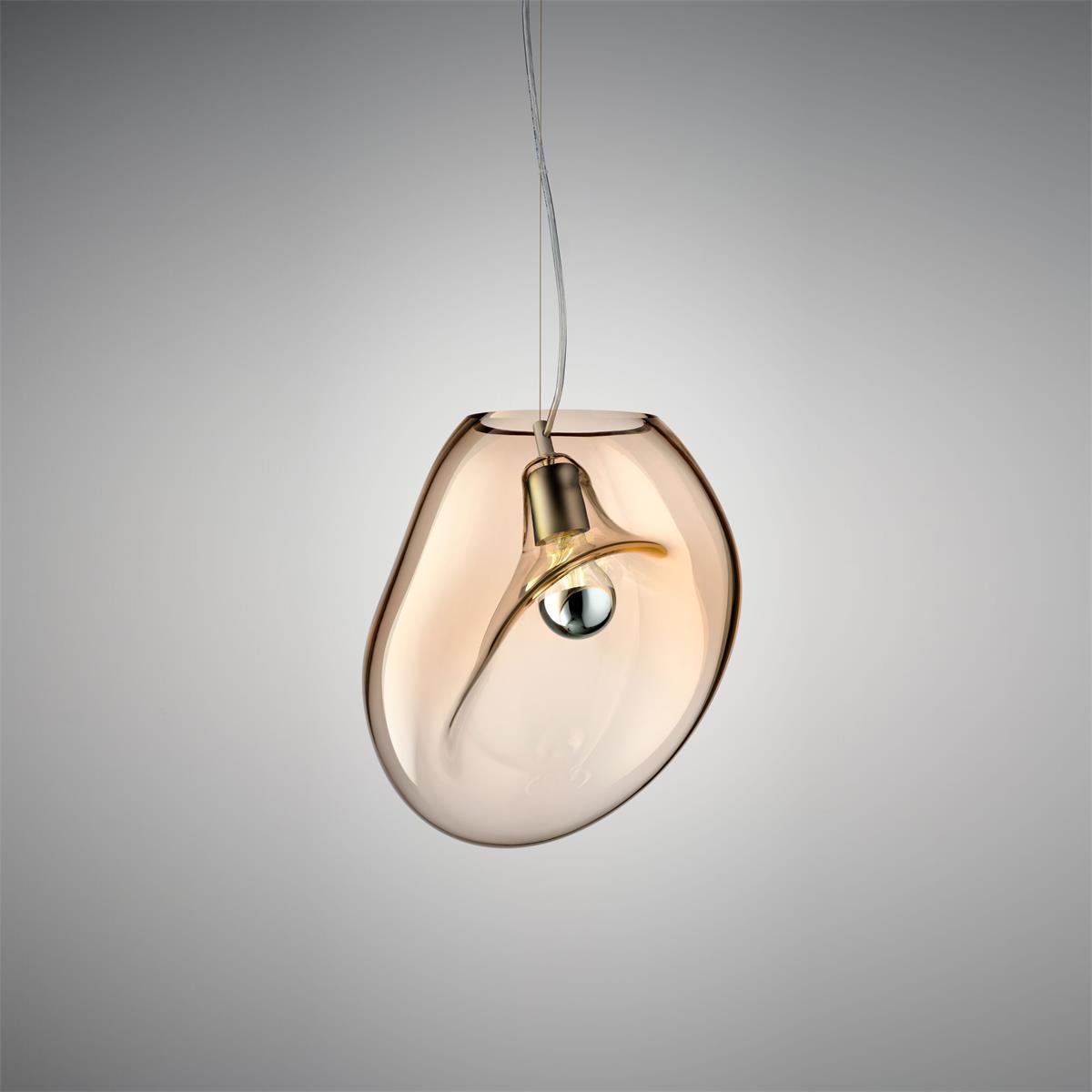 elegante hanglamp in de vorm van een waterdruppel