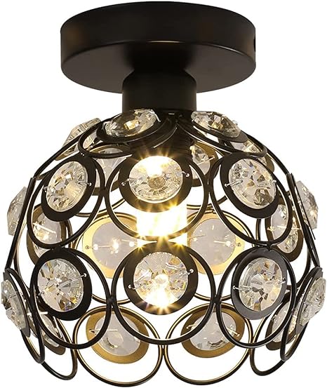 adembenemende luxe gouden bal hal plafondlamp voor een elegant interieur