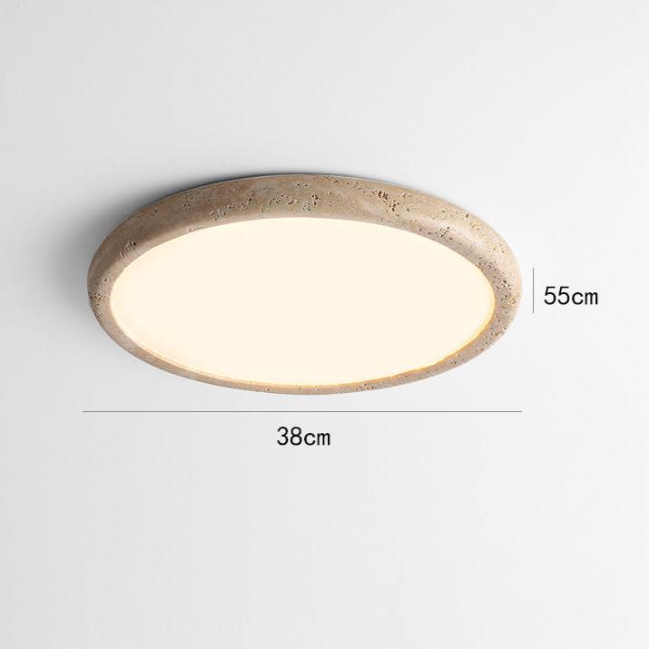 elegante natuursteen led plafondlamp voor een sfeervolle verlichting