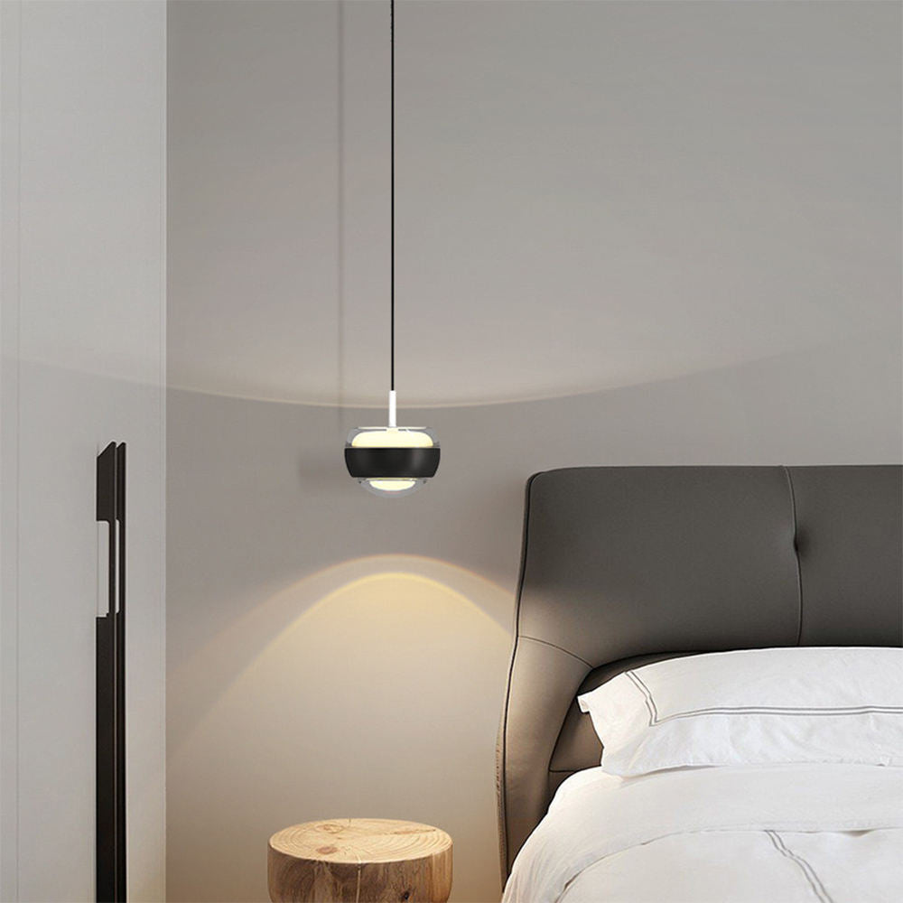 elegante halfronde led hanglamp voor een strak en modern interieur