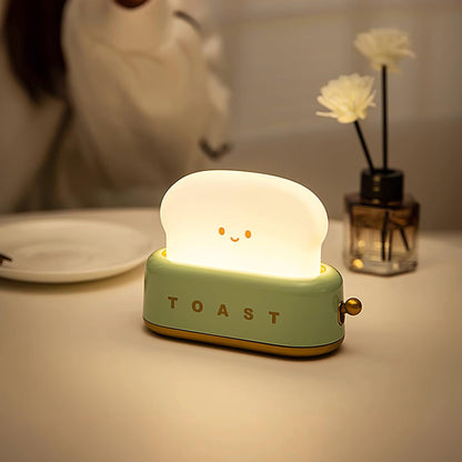 Stylish Toaster Table Lamp with Built-in Battery