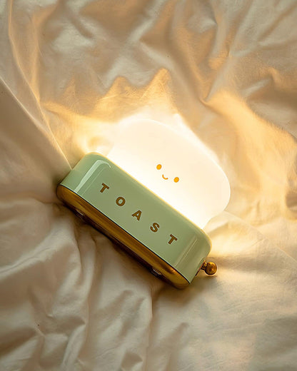 Stylish Toaster Table Lamp with Built-in Battery