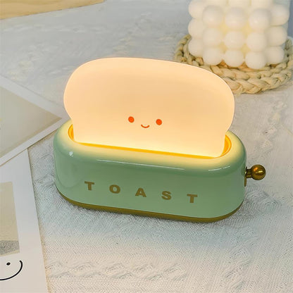 Stylish Toaster Table Lamp with Built-in Battery