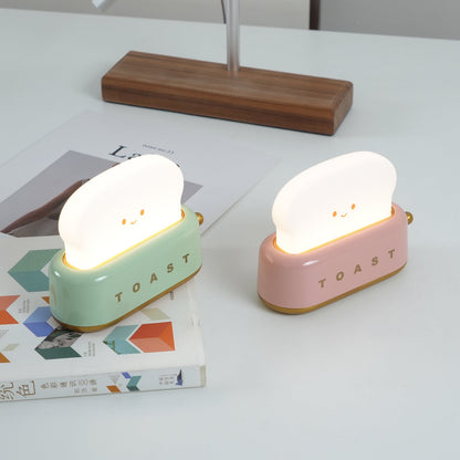 Stylish Toaster Table Lamp with Built-in Battery