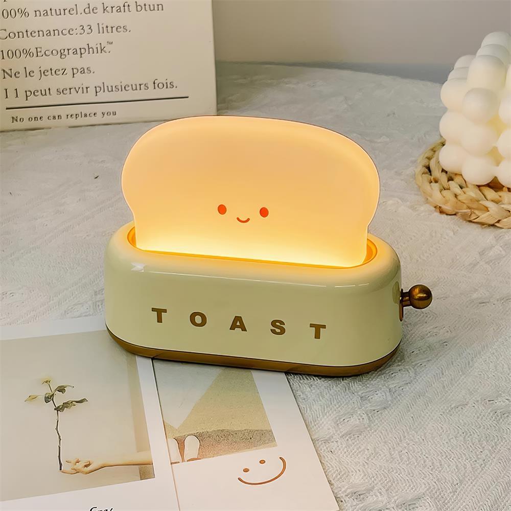 stylish toaster table lamp with built-in battery