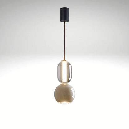 Stijlvolle Nordic Hanglamp van Ijzerglas - Een Uniek Design voor Jouw Interieur