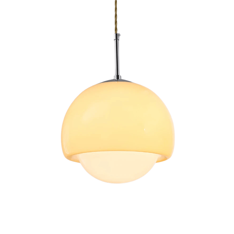 stijlvolle bauhaus glazen hanglamp voor een modern interieur