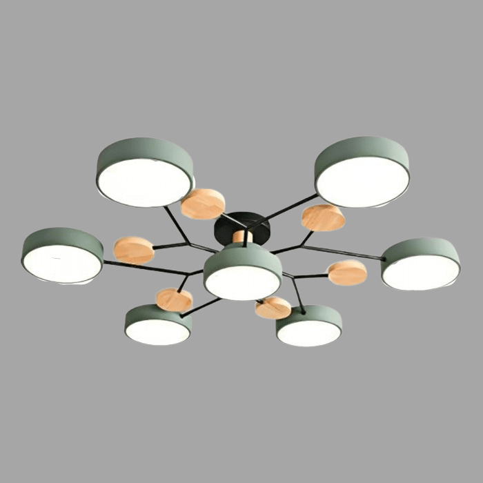 stijlvolle scandinavische led plafondlamp met verfijnde vertakkingen