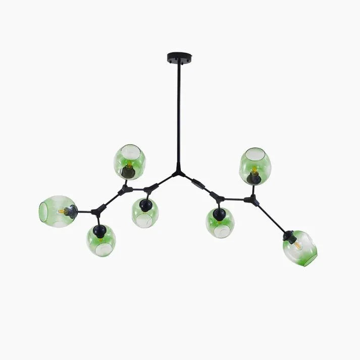 stijlvolle bifurcation bubbelglas sputnik kroonluchter voor een modern interieur