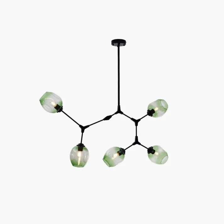 stijlvolle bifurcation bubbelglas sputnik kroonluchter voor een modern interieur