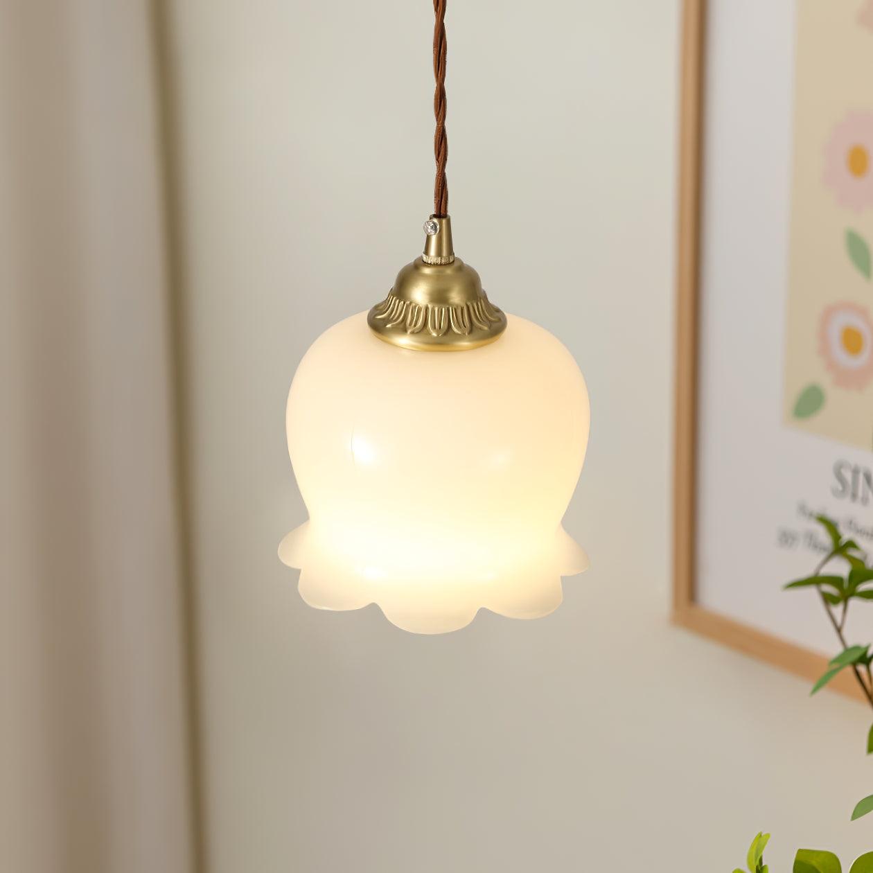 elegante vallei bloem hanglamp voor een betoverende sfeer