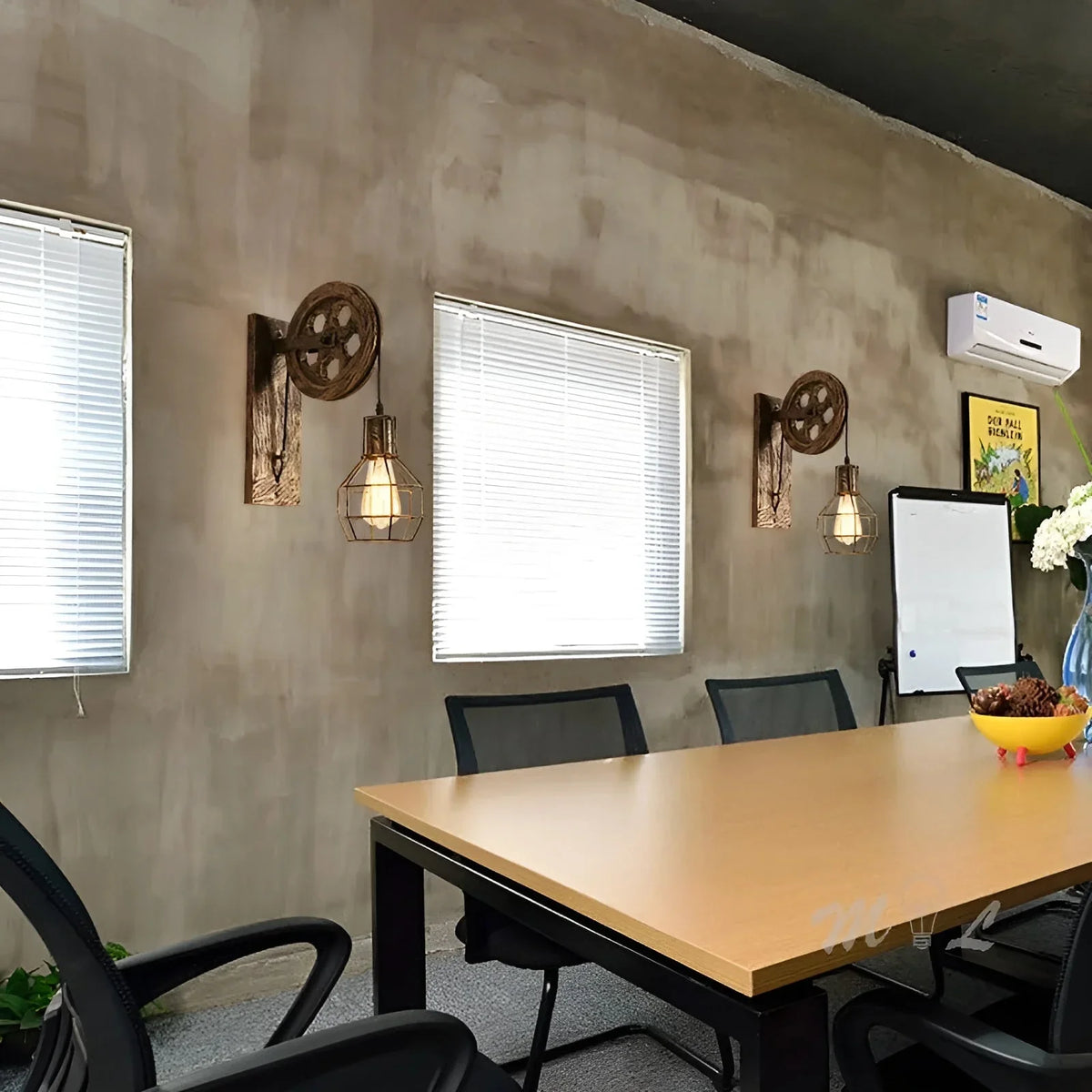 led-wandlamp van metaal en glas voor sfeervol licht