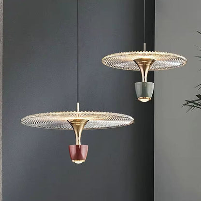 Stijlvolle Moderne LED Schijf Hanglamp voor een Stralend Interieur