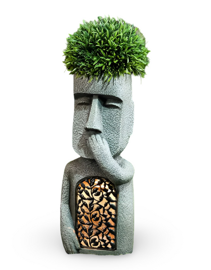 Moderne paascadecoratie van hars