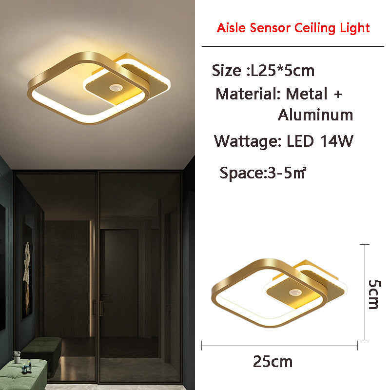 slimme led plafondlamp met menselijke pir bewegingssensor