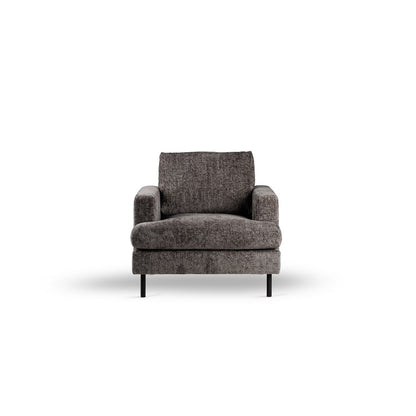 1 seater armchair, fabric Haga 16, E230 anthracite