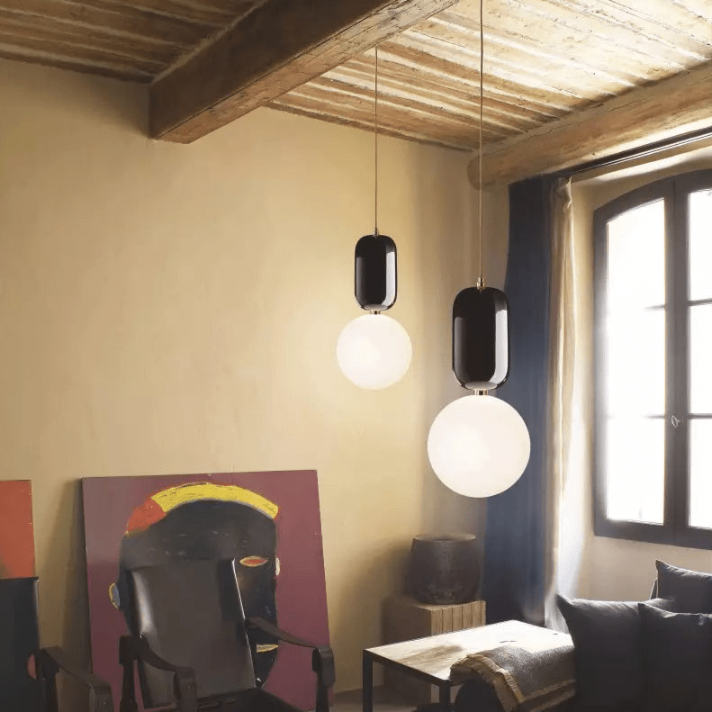 moderne ballen hanglamp voor een strak interieur