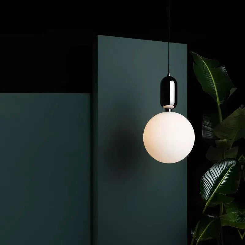 moderne ballen hanglamp voor een strak interieur