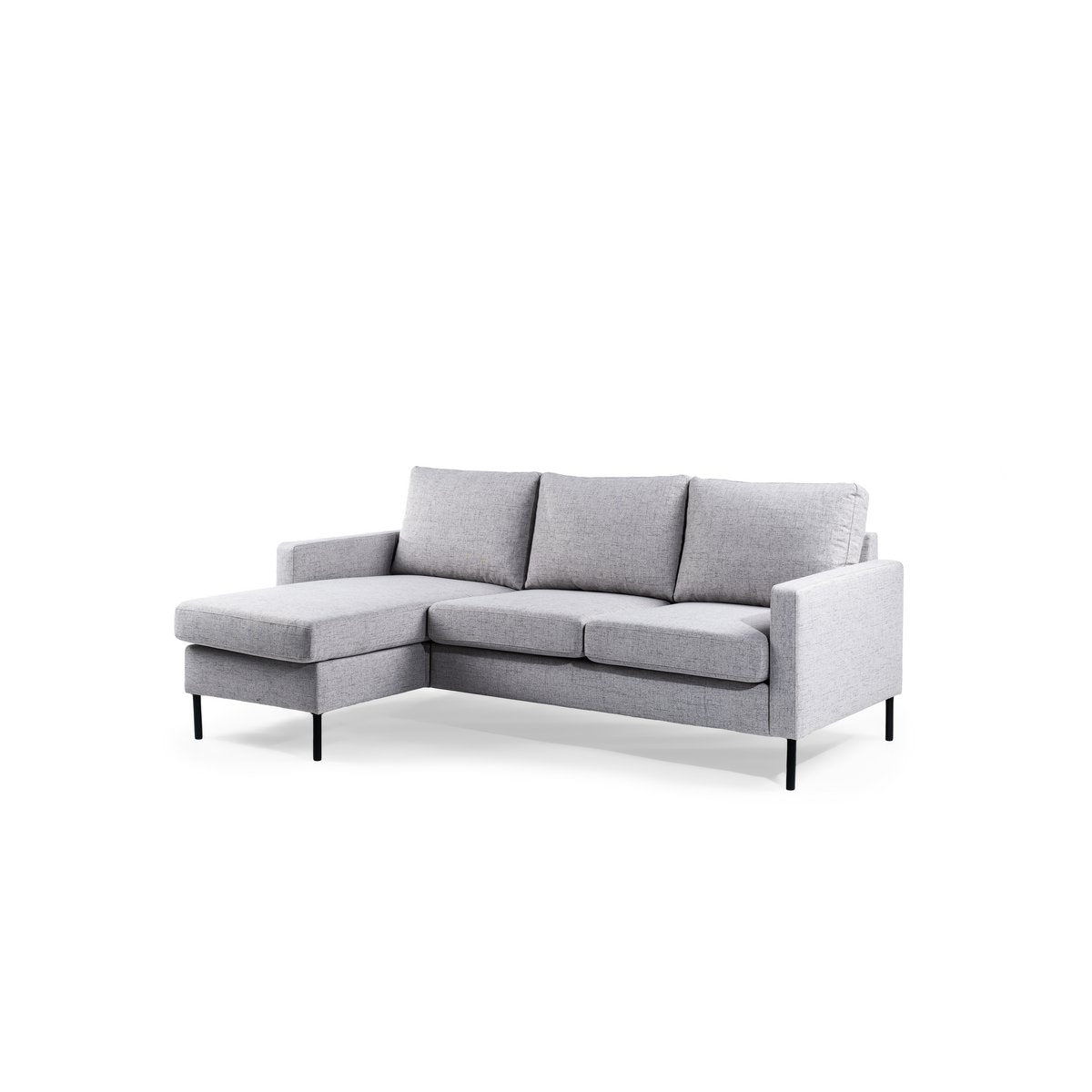 3 seater sofa cl l+r, valente fabric, v311 grey