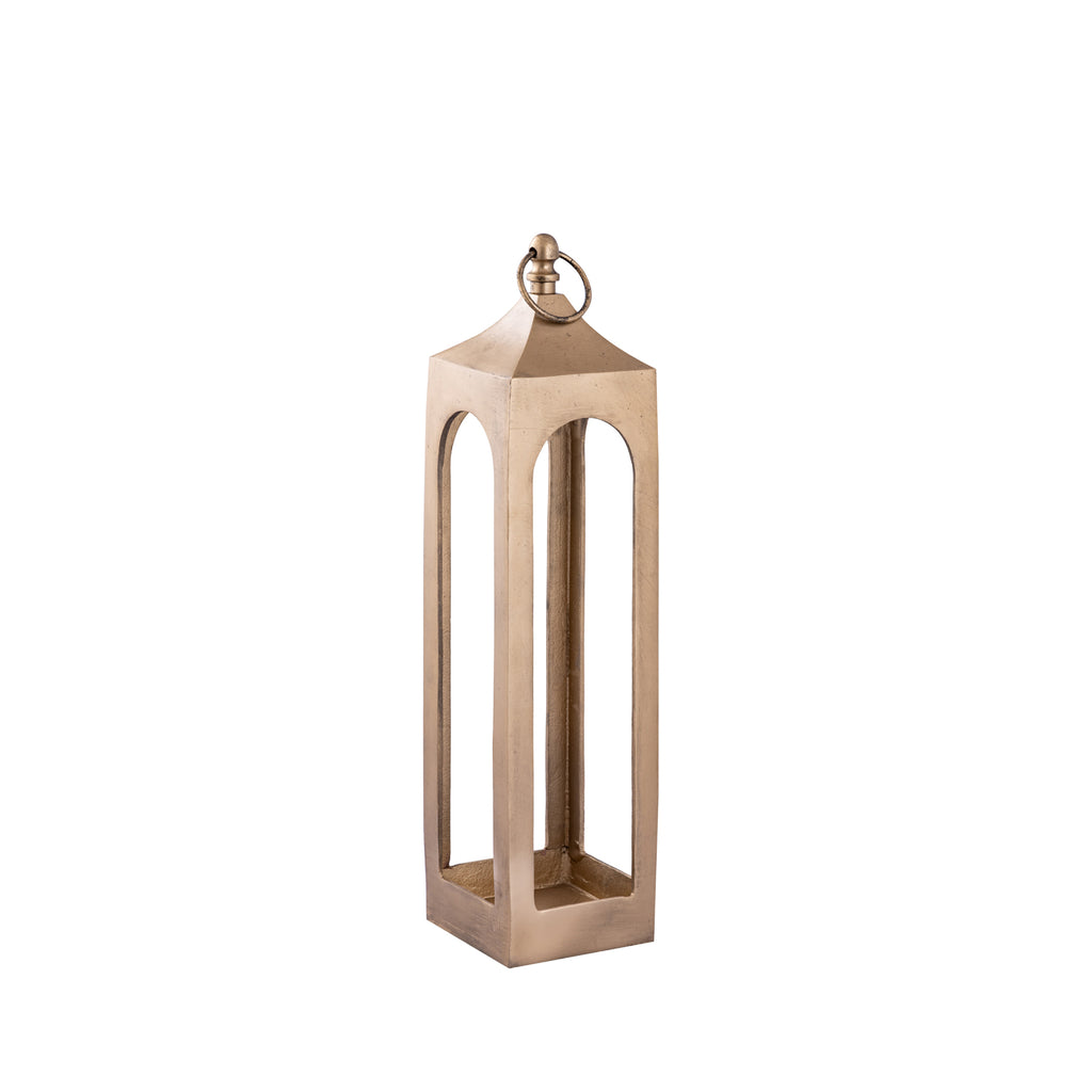 alden brass alu lanterns open set of 3