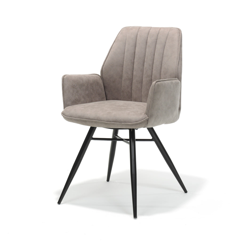 clark armchair black fabric soft pebble