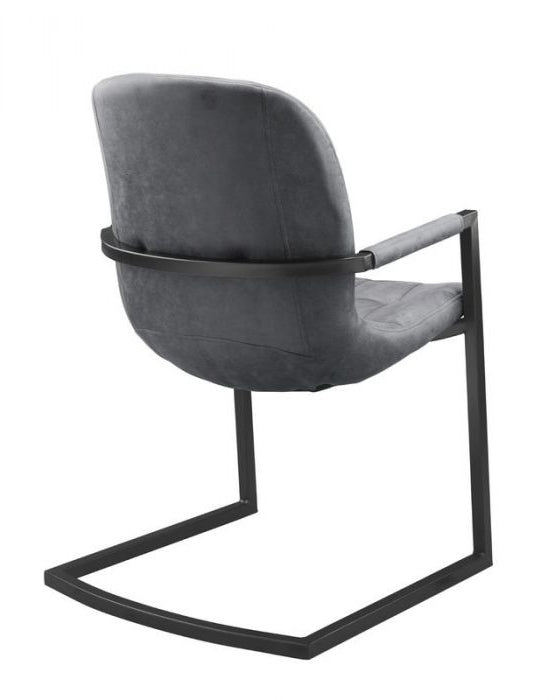 armchair savannah black - fabric soft anthracite