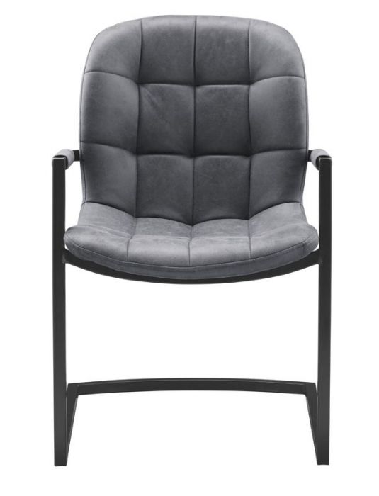 armchair savannah black - fabric soft anthracite