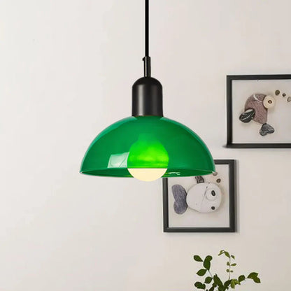 AuroraVibrant Colorful Bowl Pendant Light