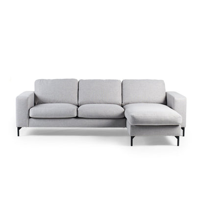 3 seater sofa CL L+R, Valente fabric, V311 grey