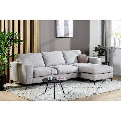 3 seater sofa CL L+R, Valente fabric, V311 grey