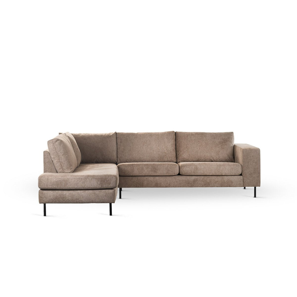 3 seater corner left, fabric lord 35, e520 taupe