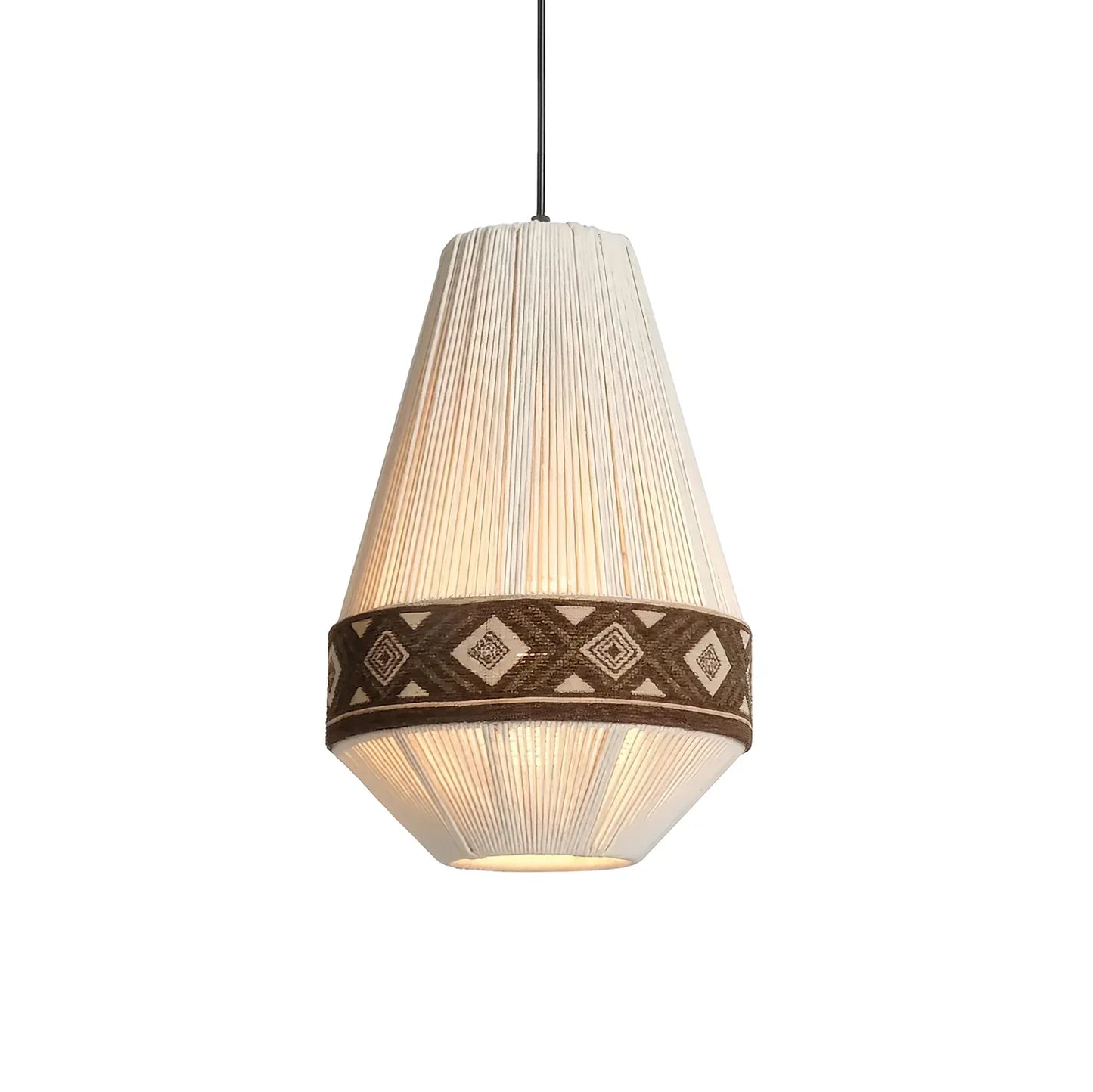 chic bohemian fringe pendant light