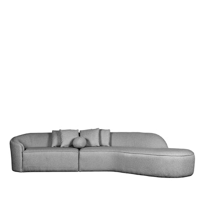 LABEL51 Bank Flori - Grey - Boucle - 4-seater