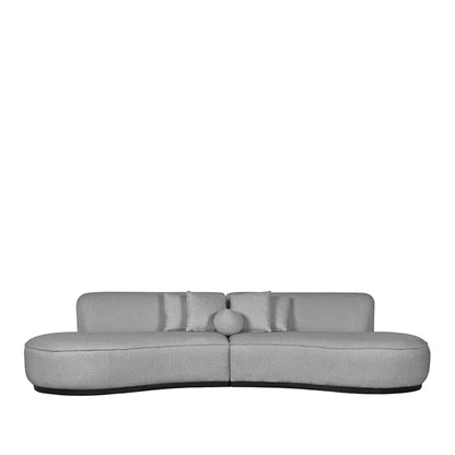 LABEL51 Bank Mori - Grey - Boucle - 4-seater