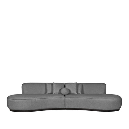 LABEL51 Bank Mori - Grey - Boucle - 4-seater