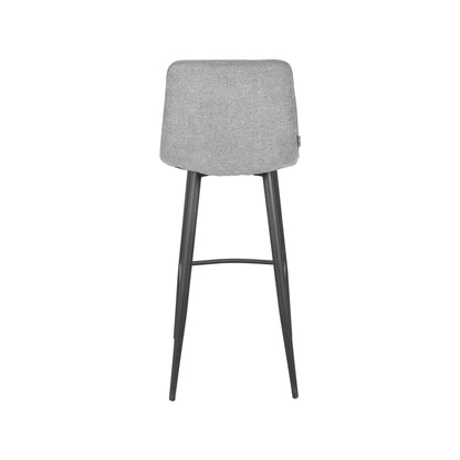 LABEL51 Bar stool Jelt - Zinc - Synthetic - Seat height 78