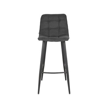 LABEL51 Bar stool Jelt - Anthracite - Synthetic - Seat height 78