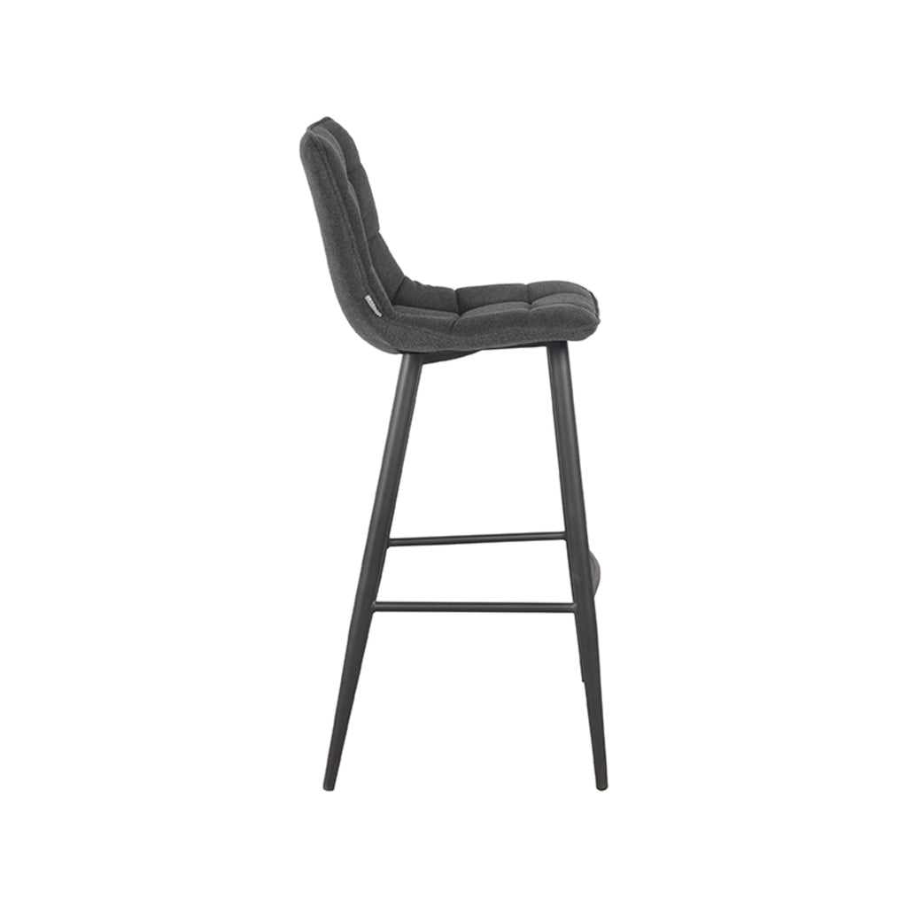 label51 bar stool jelt - anthracite - synthetic - seat height 78