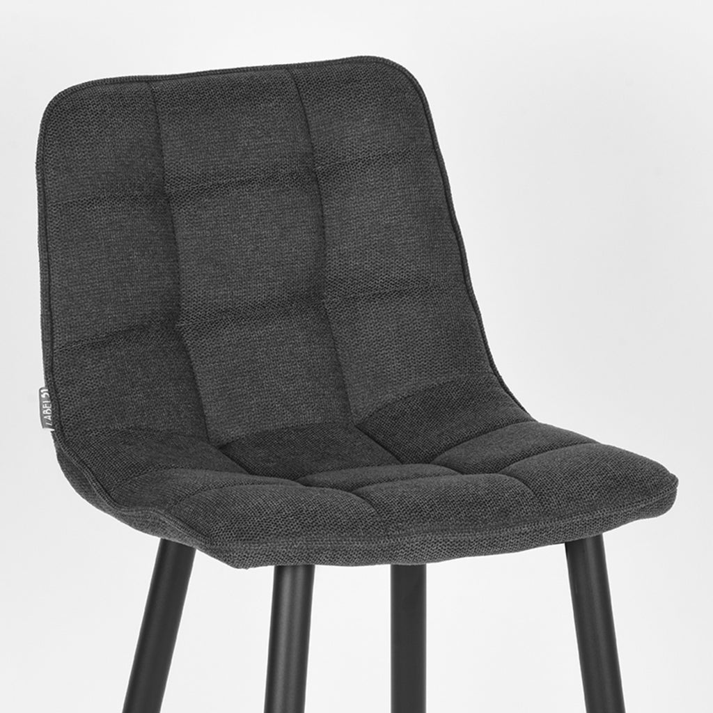 label51 bar stool jelt - anthracite - synthetic - seat height 78