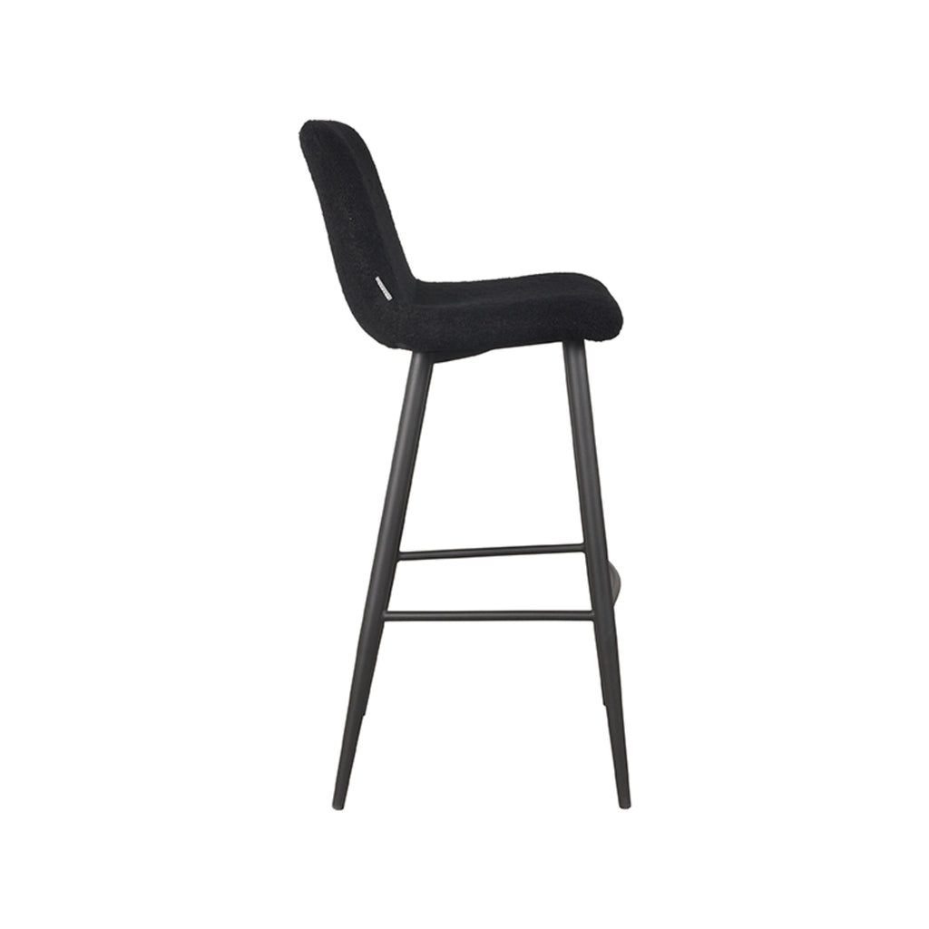 label51 bar stool jep - black - teddy - seat height 78