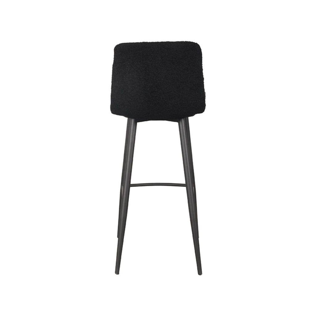 label51 bar stool jep - black - teddy - seat height 78