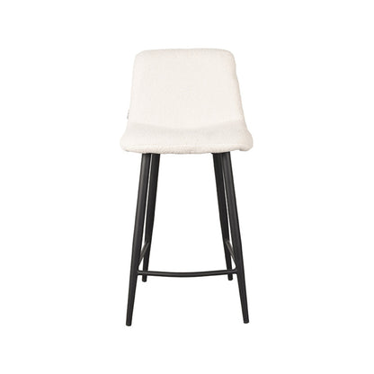 LABEL51 Bar stool Jep - Ivory - Teddy - Seat height 65